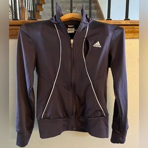 Adidas dark purple Sports Jacket